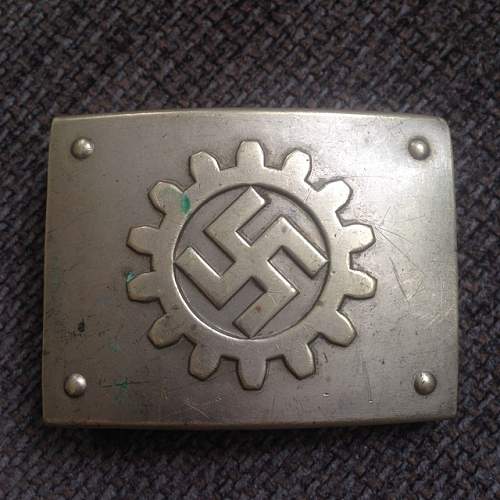 Martin Winter nickelsilver DAF buckle