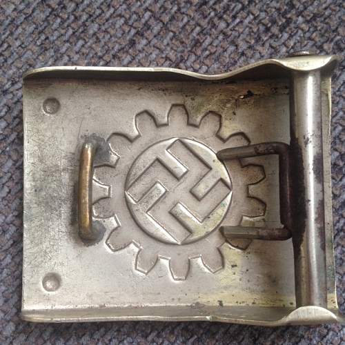 Martin Winter nickelsilver DAF buckle