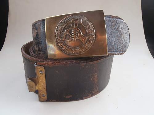 N.S.B.O. buckle with a belt