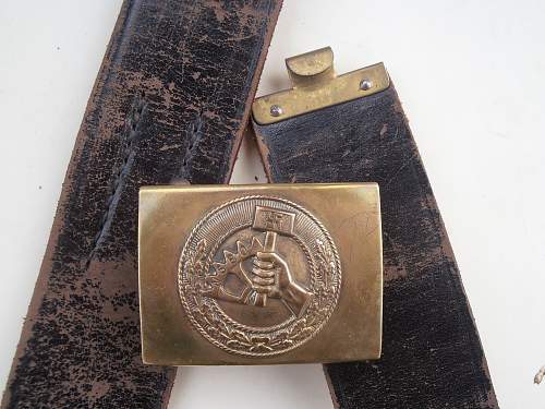 N.S.B.O. buckle with a belt