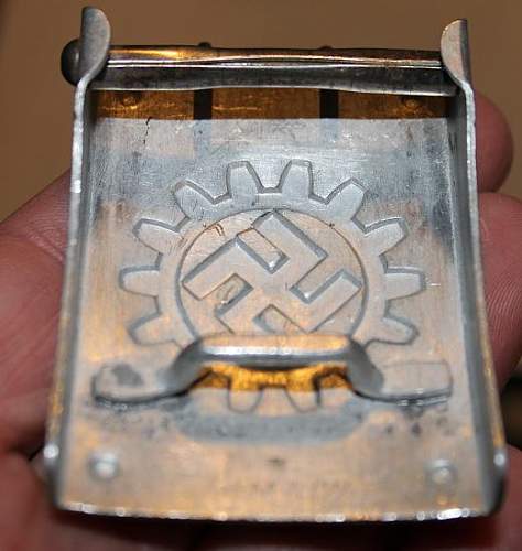 Werkschar buckle...