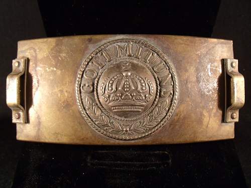 Imperial German WW I Telegraphers Belt Buckle???