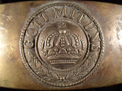 Imperial German WW I Telegraphers Belt Buckle???