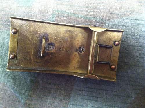 Telegraph Belt buckle: original?