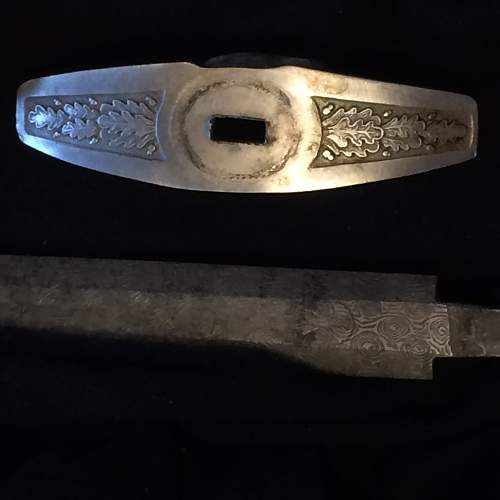 Artificial Damascus Krebs Dagger