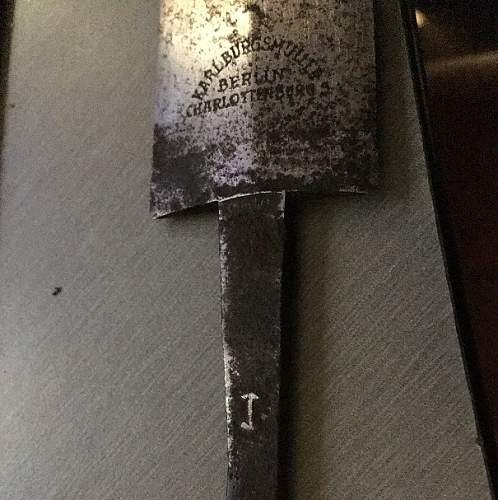 Found NPEA dagger under old house... What to do with it/is it real