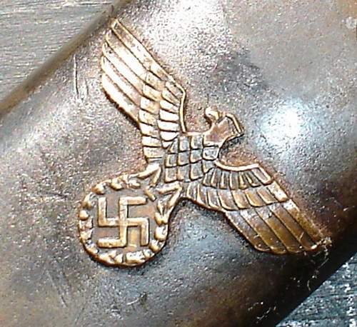 odd WWI-scabbard with Reichsadler !