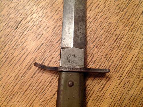 Demag trench dagger/bayonet