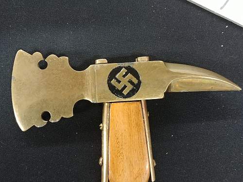 German fire parade axe