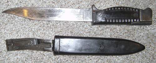 late war type bayonet