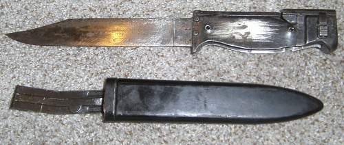 late war type bayonet