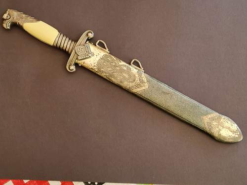 RAD Officers dagger by Krebs