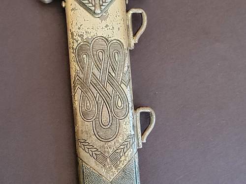 RAD Officers dagger by Krebs