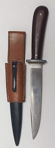 Boot Knife / Fighting Knife Puma Solingen - Ia Gusstahl - Drop Point Blade