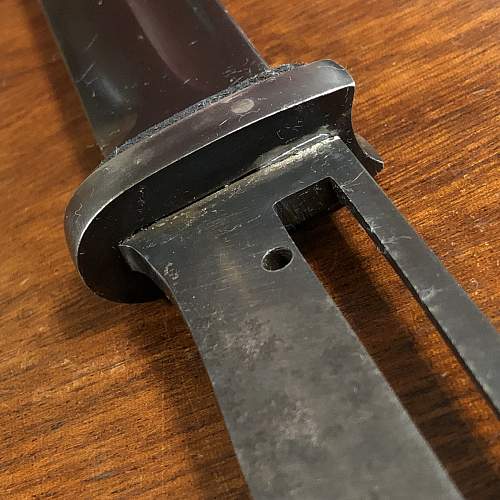 Pre-War 30s German (?) Unmarked 84/98 III Bayonet Sneak / Blanco / Behoerden / Export?