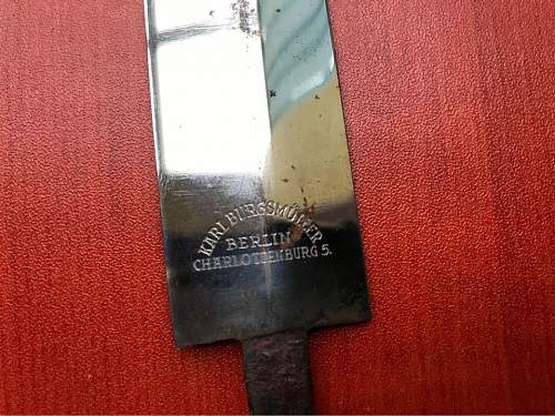 Is the etching on this German blade for a specific unit?