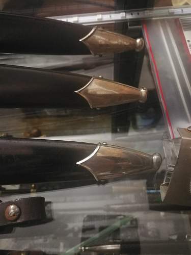 Proper storage of daggers.