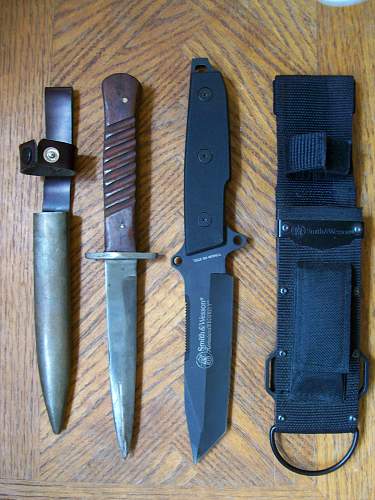 Help on this unusual German trench knife!