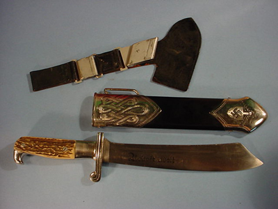 Real or fake RAD hewer, Luft Dagger, SS dagger