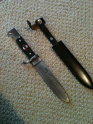 Grandfathers dagger collection