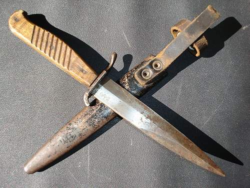 Ww2 german boot knife ??? Unknown maker ??