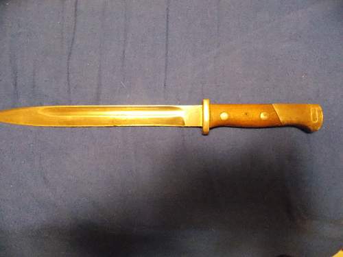 Unknown bayonet. German?