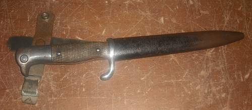 Unique RARE? Hitler Youth Knife dagger WKC MARKED blade