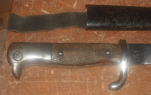 Unique RARE? Hitler Youth Knife dagger WKC MARKED blade