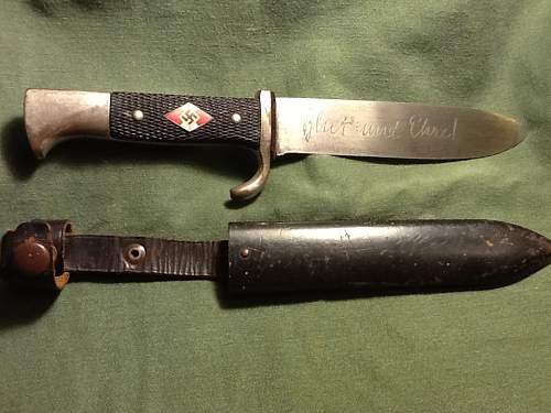 SS dagger and HJ knife..questions of authenticity