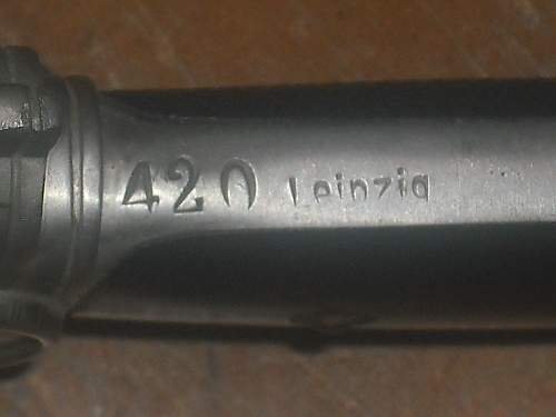 DRK Hewer marked on side of handle 420 LEIPZIG??