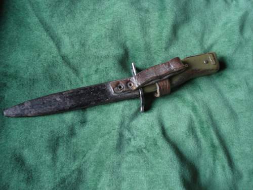 DEMAG DUISBURG, Crank Handle Trench Knife.