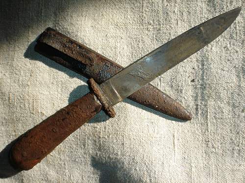 Puma-knife found in a derelict barn