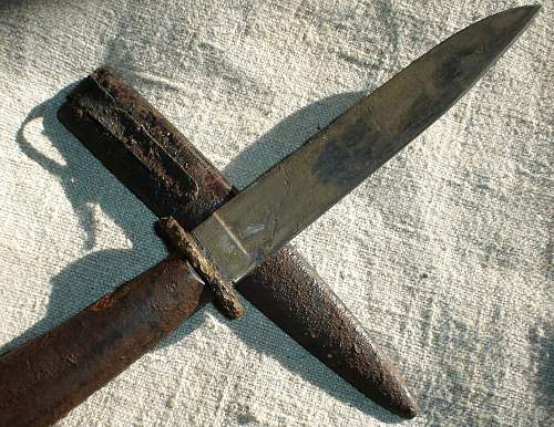 Puma-knife found in a derelict barn