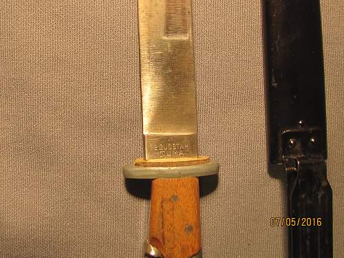 How rare is a Puma Boot Knife marked Patronenheber MG 34?