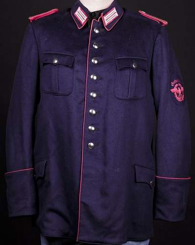 Fire brigade tunic