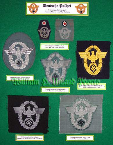 Police Cloth Insignia