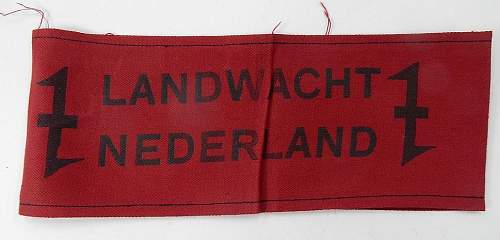 Identifying this Dutch Landwacht armband