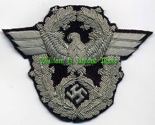 Police Officer's Grade Sleeve Eagles