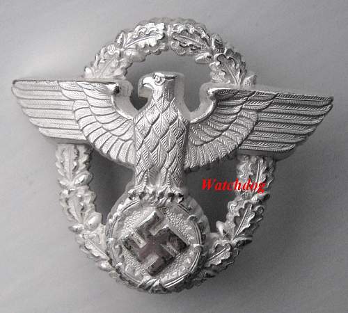 2nd Pattern Polizei Cap Badge