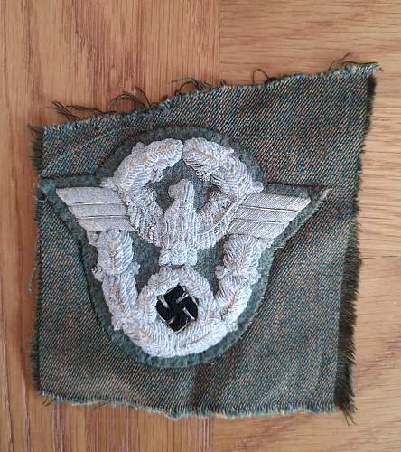 Salty uniform removed Officers sleeve eagle