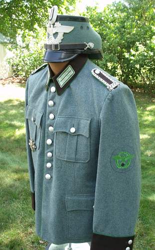 Schutzpolizei Wachtmeister Uniform