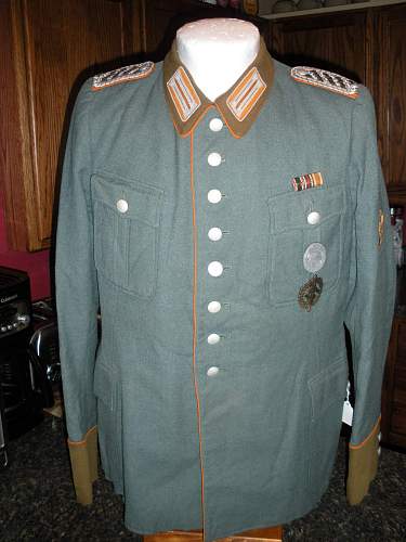 A new and welcomed addition to the Collection. Gendarmerie Meister Tunic Wurzburg