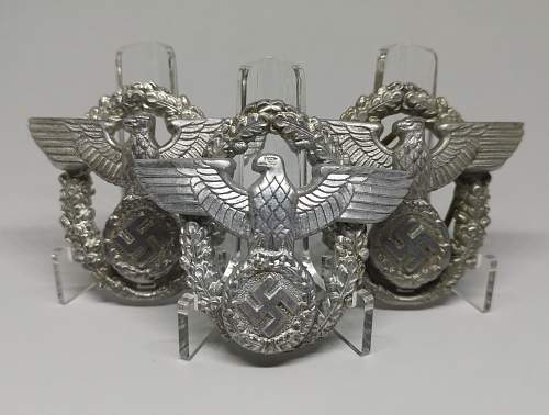 Fly like an eagle (a late war 2 piece Polizei officers eagle that is!)