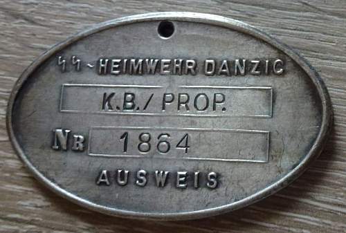 Polizei Danzig disk