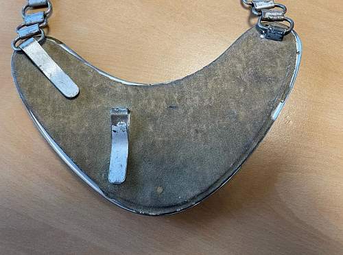 Feldgendarmerie gorget unmarked