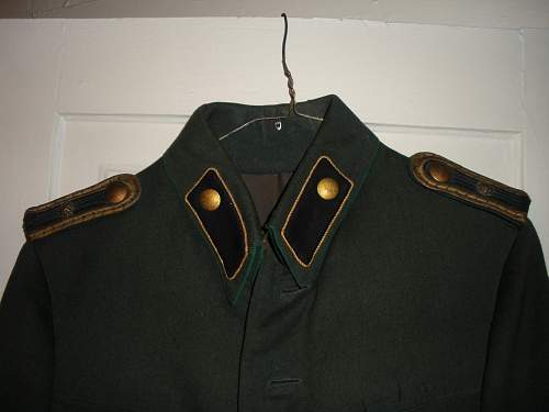 German Police, Judicial Branch, Prison Guard Tunic from Hannover