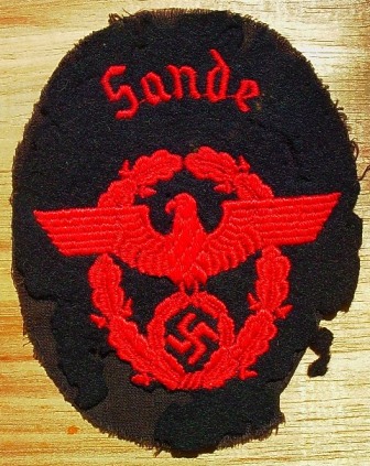 Feuerschutzpolizei Sleeve Badge, collar tabs &amp; Shoulder boards