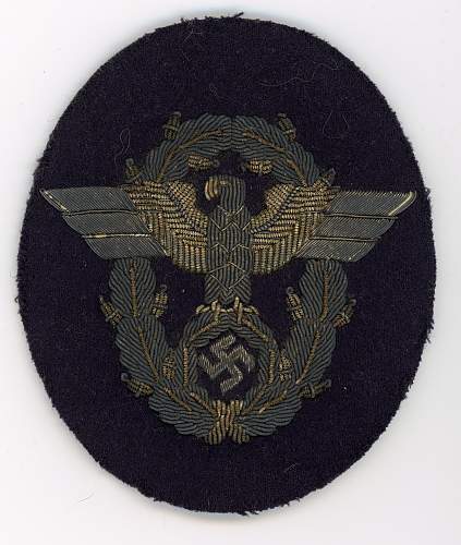 WasserschutzPolizei Officer sleeve eagle