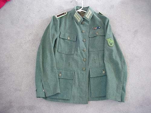 german ww2 police tunic