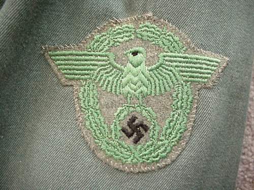 german ww2 police tunic